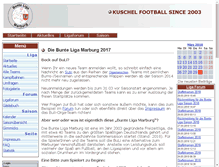 Tablet Screenshot of bunte-liga-marburg.de